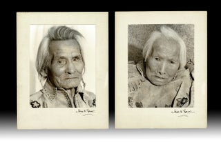 Item #4082 [Fraser Valley] Photographs of Two Indigenous Elders. James V. Sproat