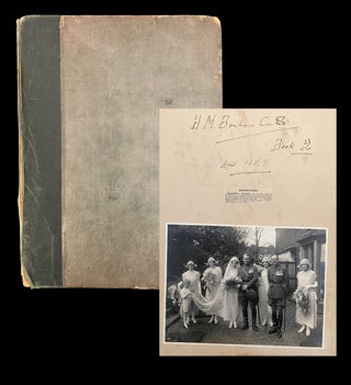 Item #4097 [English Gentry, India] Bonham-Carter and Baker Family Scrapbook Photo Albums....