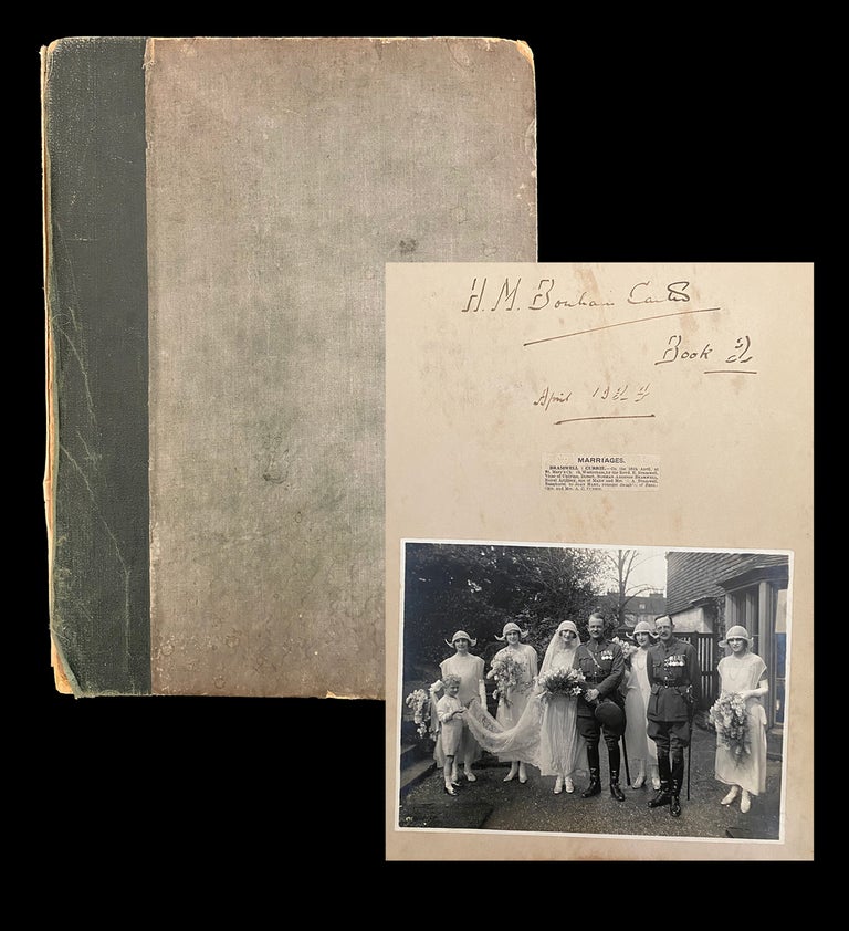 Item #4097 [English Gentry, India] Bonham-Carter and Baker Family Scrapbook Photo Albums. BONHAM-CARTER, Baker Families.