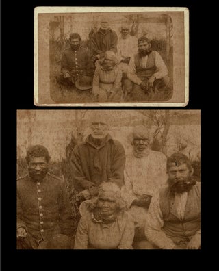 Item #4099 [Billy Bogan?] 19th Century Albumen Photograph of Aboriginal Australians. Unknown...