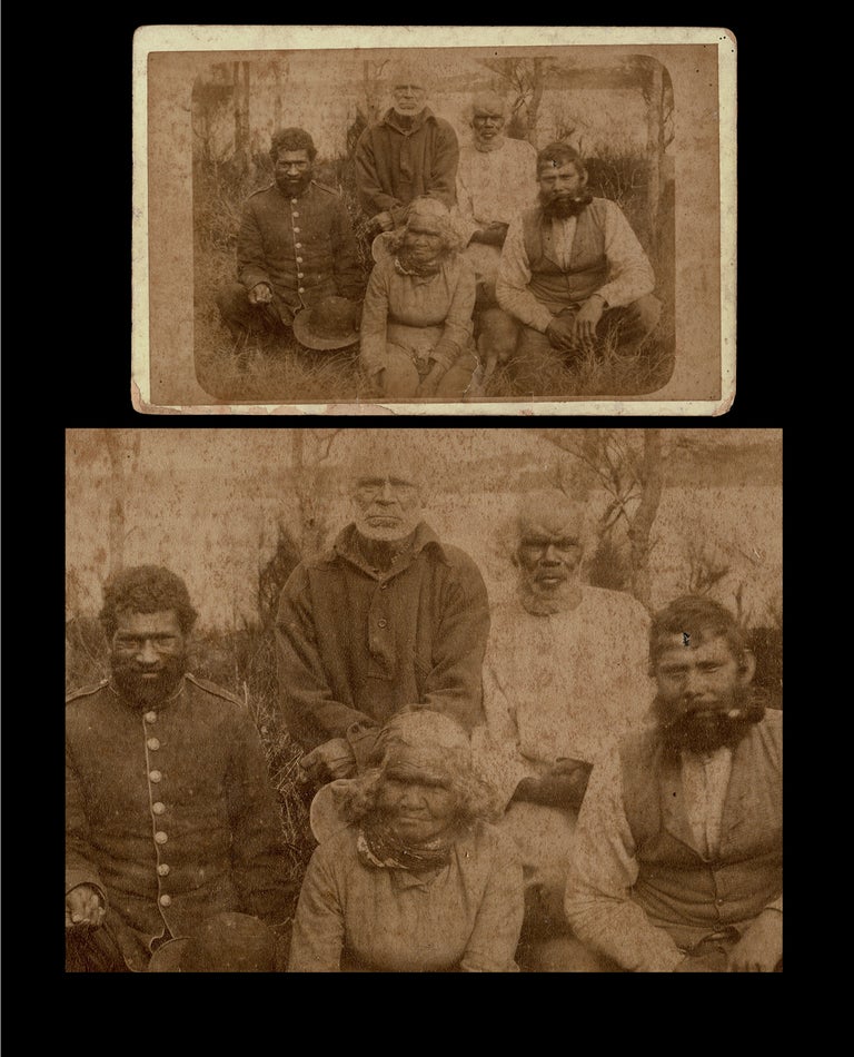 Item #4099 [Billy Bogan?] 19th Century Albumen Photograph of Aboriginal Australians. Unknown Photographer.
