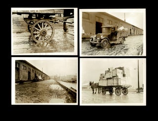 Street Scene Photographs of Waterfront Warehouse District and Delivery Vehicles in Toronto, 1926