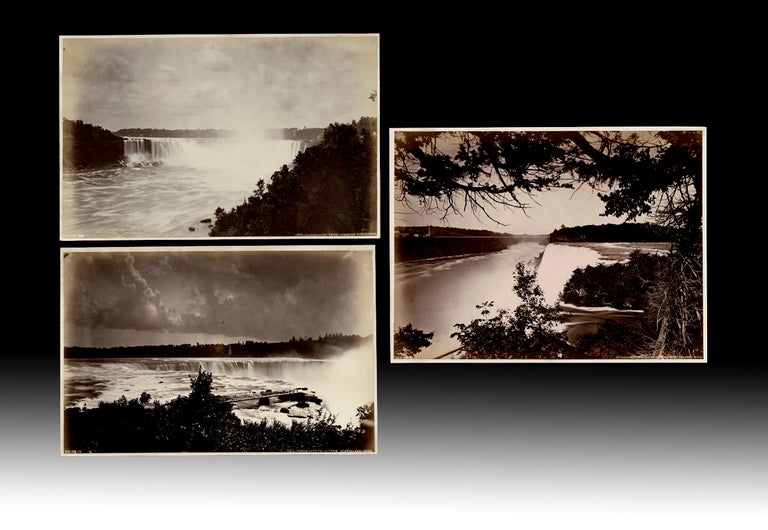 Item #4125 [Panorama] Three 19th Century Notman Studio Photographs of Niagara Falls, Canada & USA. Notman Studio.