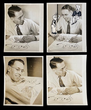 Original 1950's Cartoon Strip Archive of "Bobby of the Comics" w. Photos, ARCs & Copyright Patent