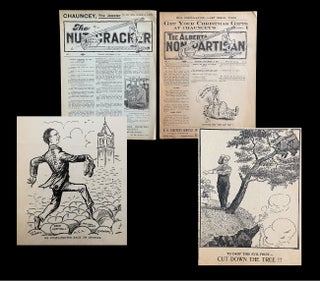 Item #4194 [Political Cartoons, Prairies] 2 Wartime Issues of The Nutcracker and The Alberta...