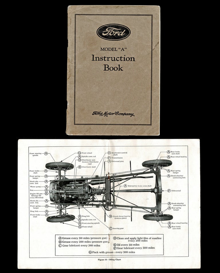 Item #4309 Ford Model "A" Instruction Book. Ford Motor Company.