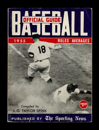 Item #4332 Baseball Guide and Record Book - 1955. J. G. Taylor SPINK