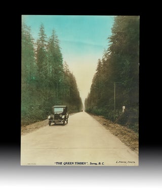 Item #4382 Leonard Frank Hand-Colored Photograph "The Green Timber" Surrey, B.C. Leonard FRANK