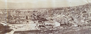 1870s Panoramic Birds-Eye-View Triptych Photograph of Smyrna, Turkey