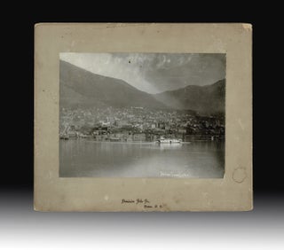 Item #4507 [Kootenay - Paddlewheelers] 1899 Photo of Nelson, BC. Dominion Photo - James Hogg,...