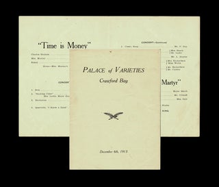 Item #4591 [Kootenay] Crawford Bay Theater Program for 1913 "Palace of Varieties" Performance