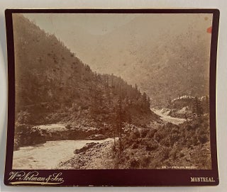 Item #4602 [CPR] Notman Studio Imperial Cabinet Card - View No. 1756 "Fraser Canyon, Below North...