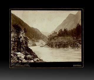 Item #4648 [CPR] Notman Studio Imperial Cabinet Card - View No. 1772 "Fraser Canyon, Above Yale...