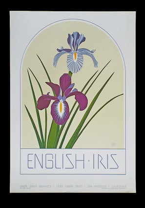 Item #4684 [Vintage Poster] English Iris - Tea Lautrec Litho. Ken PERRY