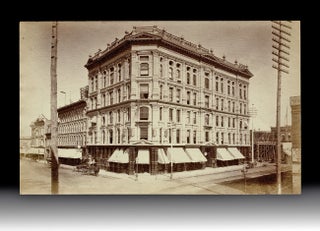 Item #4756 [Colorado] 1880 W.H. Jackson Photograph of Tabor Block in Denver. William Henry JACKSON