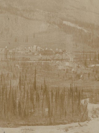 [Rockies] 1895 Bird's-Eye View of Canmore & Bow Valley from Cochrane Coal Mine