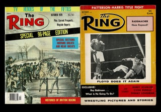 Item #4882 The Ring. World's Foremost Boxing Magazine: Oct. 1958 and Oct. 1978. Nat FLEISCHER