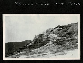 Item #4897 1922 Photos of Yellowstone, Grand Canyon, "Old Faithful" & Grand Canyon Hotel. Frank...