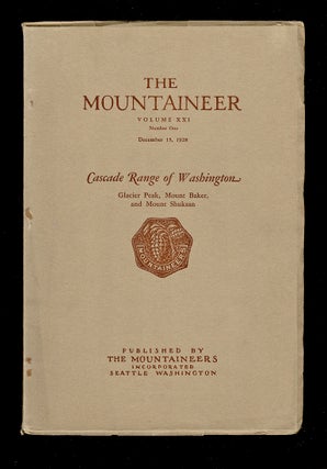 Item #4938 [Rockies, Cascades] The Mountaineer : December 1928 Vol. XXI No. I