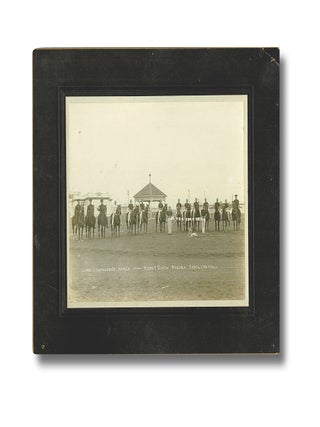 Photo of Lord Strathcona's Horse at 1914 Horse Show in Regina