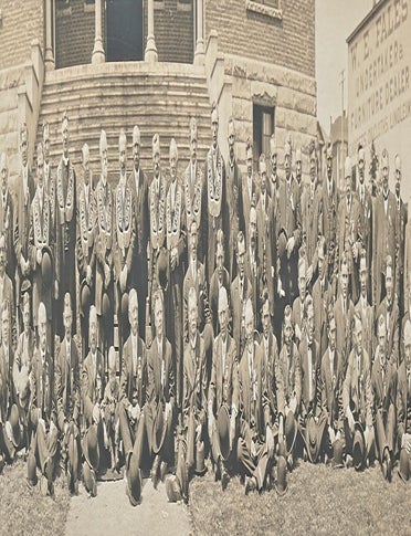 Item #5058 [Carnegie Library] Panoramic Photo of Odd Fellows 1915 New Westminster Convention. Unknown Photographer.