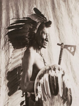 Native American, Custer] Chief Red Skirt Photograph. Unknown Photographer.