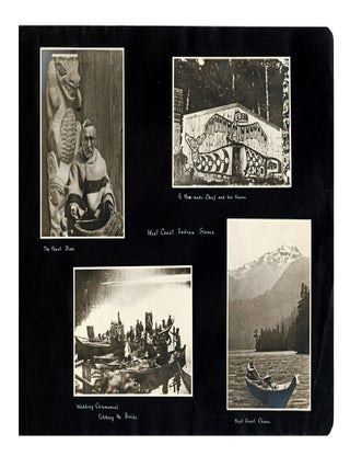 Item #5385 Quatsino Sound Indigenous Photographs "West Coast Indian Scenes" Ben LEESON, Benjamin...