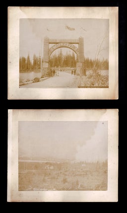 1890s Photos of Stanley Park Entrance & View of Fairview Slopes Across to False Creek, Vancouver, BC