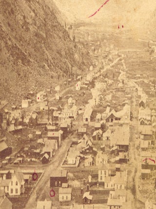 Gold Mine] 1875 Georgetown, Colorado Bird's-Eye View Photo