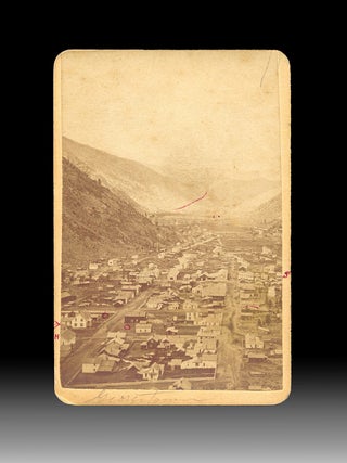 [Gold Mine] 1875 Georgetown, Colorado Bird's-Eye View Photo