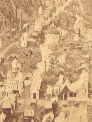 [Gold Mine] 1875 Georgetown, Colorado Bird's-Eye View Photo