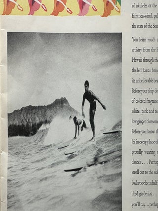 [Surfing] The Story of Hawaii. 1930s Travel Guide w. Ruth Taylor White Cartoon Maps & Decorations