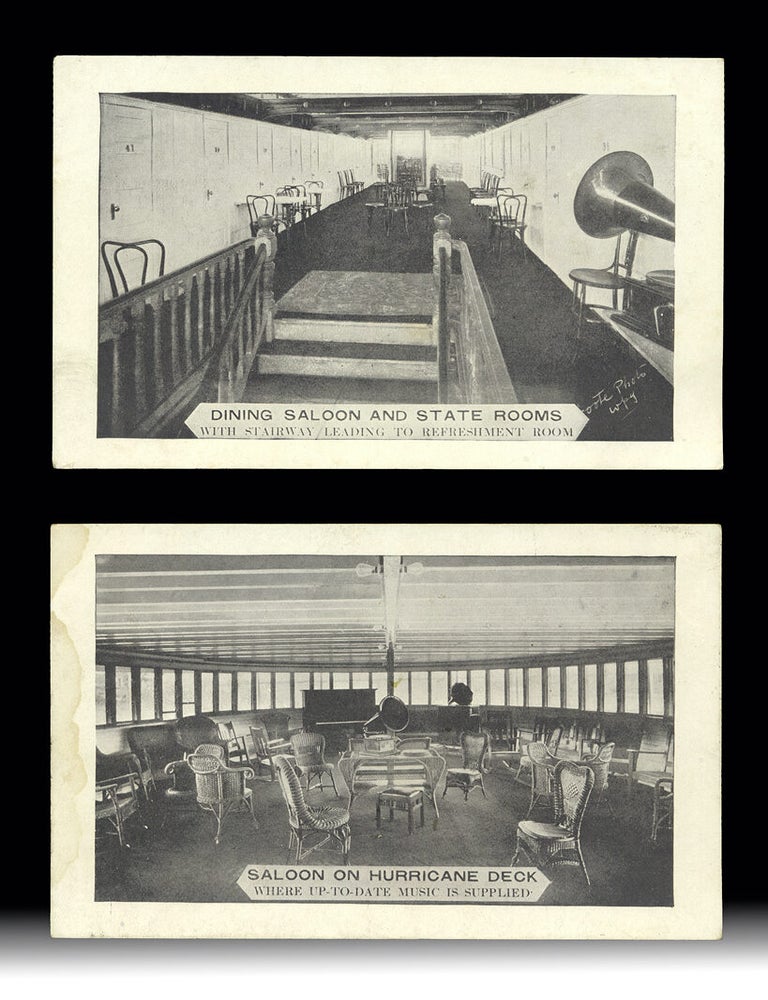 Item #5620 [Winnipeg, Manitoba] Postcards of Prairie Steamships S.S. Bonnitoba and S.S. Winnitoba. L. B FOOTE, Photographer.