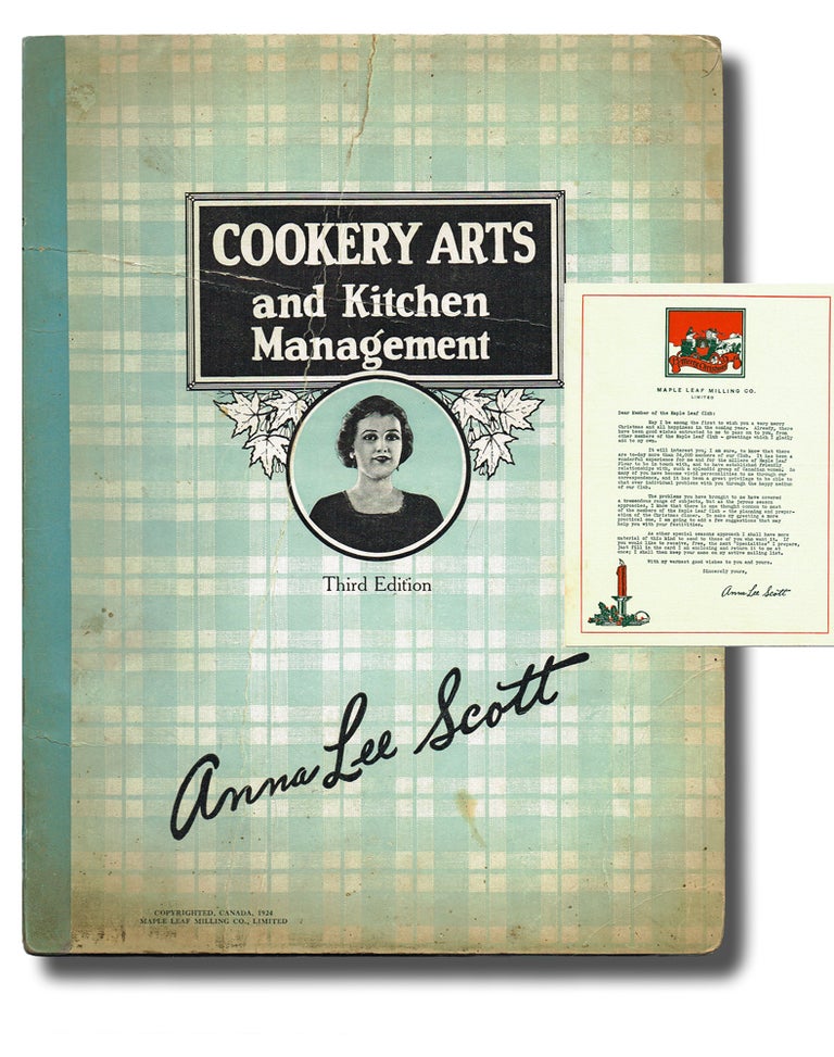 Item #638 Cookery Arts and Kitchen Management. Anna Lee SCOTT, Pseud. of Katherine Caldwell Bayley.