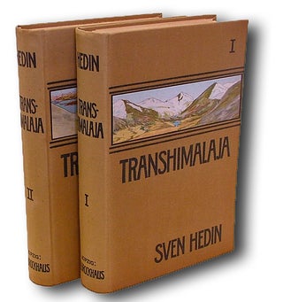Item #859 Transhimalaja. Vol. 1 & 2 complete (Himalaya, Tibet). Sven Hedin