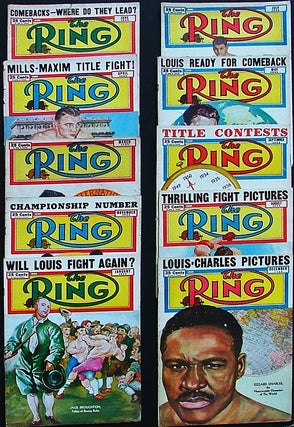 Item #946 The Ring. World's Foremost Boxing Magazine: January, March, April, May, June, July,...