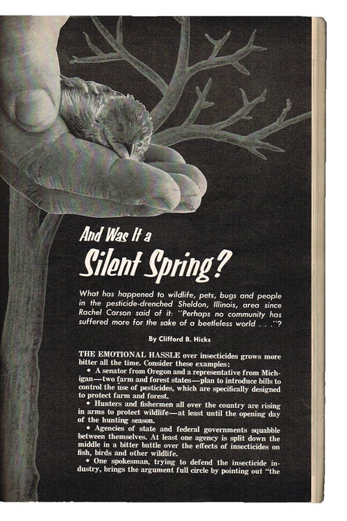 Item #966 [Rachel Carson, The Silent Spring] "And Was It a Silent Spring?" Don Dinwiddie.